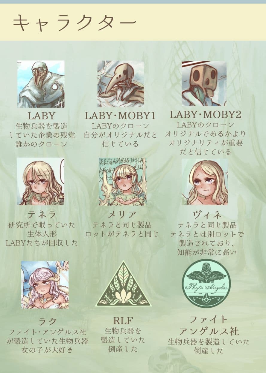 触手尻尾の人外ちゃんが同化百合えっちする本 サンプル 2