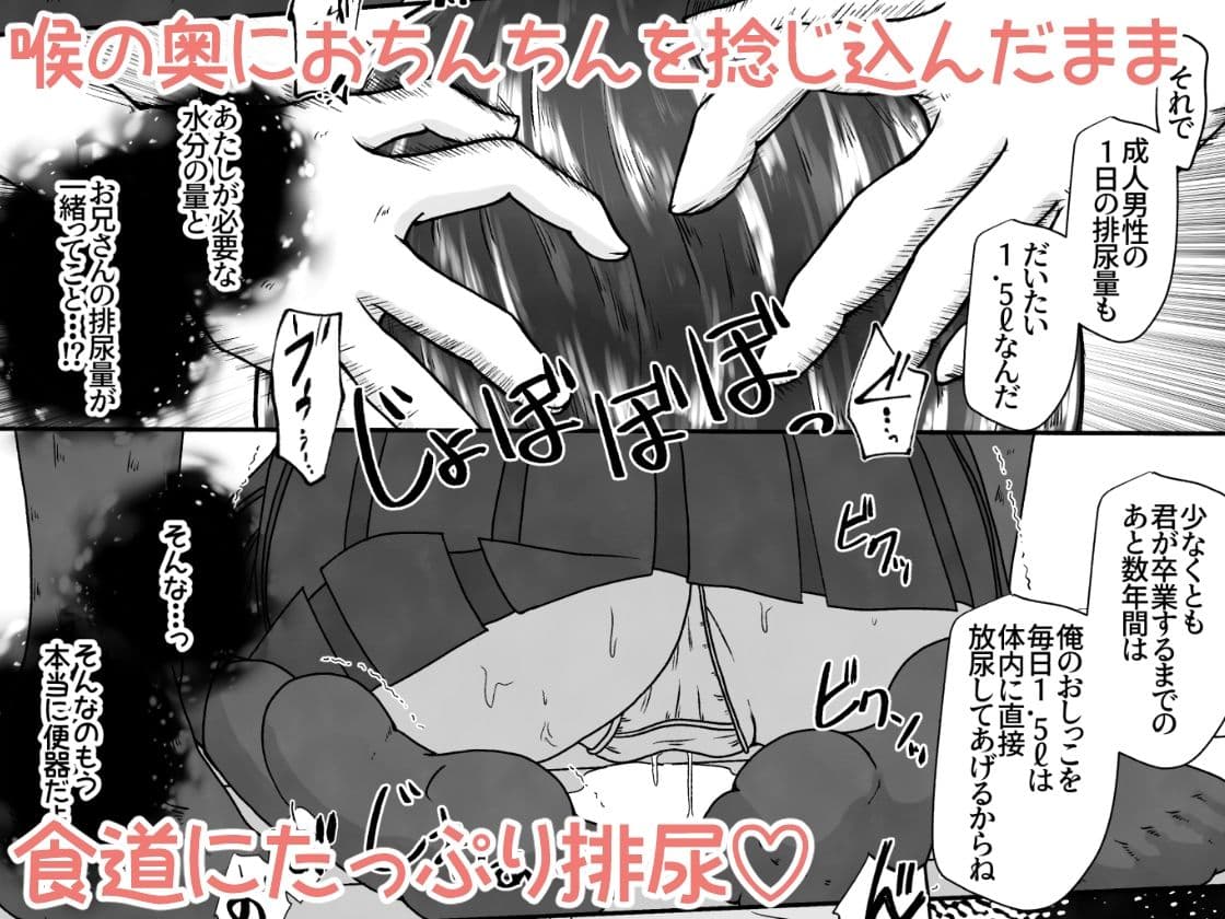 マンションの便器が壊れたので隣に住む女の子をトイレにするお話 サンプル 6