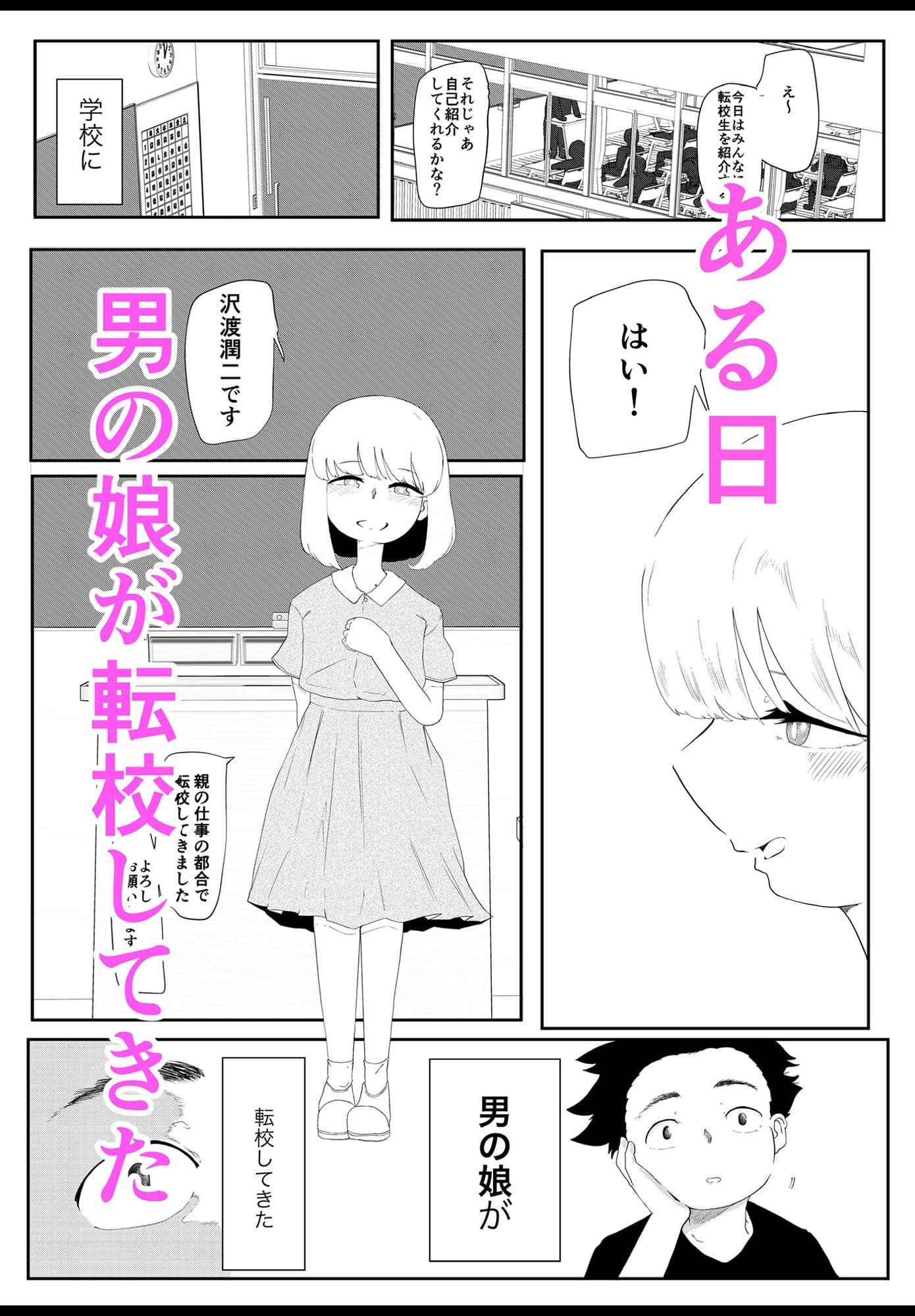 転校生は男の娘 サンプル 1