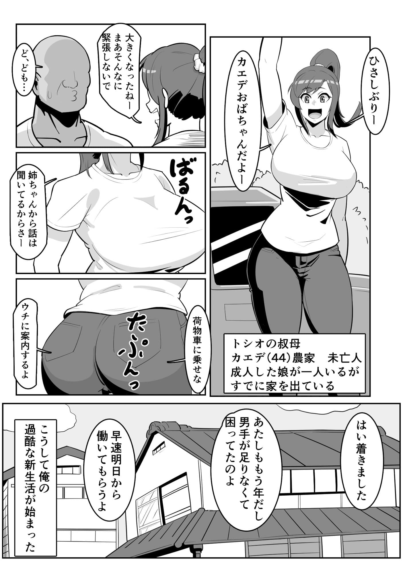 ボテおばっ 〜居候先の叔母さんを孕ませてボテ腹セックス三昧！〜 サンプル 2