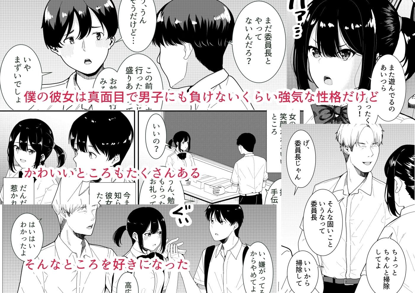 真面目な委員長の彼女がセックスにハマった理由 サンプル 1