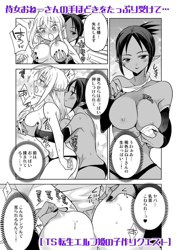 TS転生エルフ姫の子作りクエスト サンプル 2