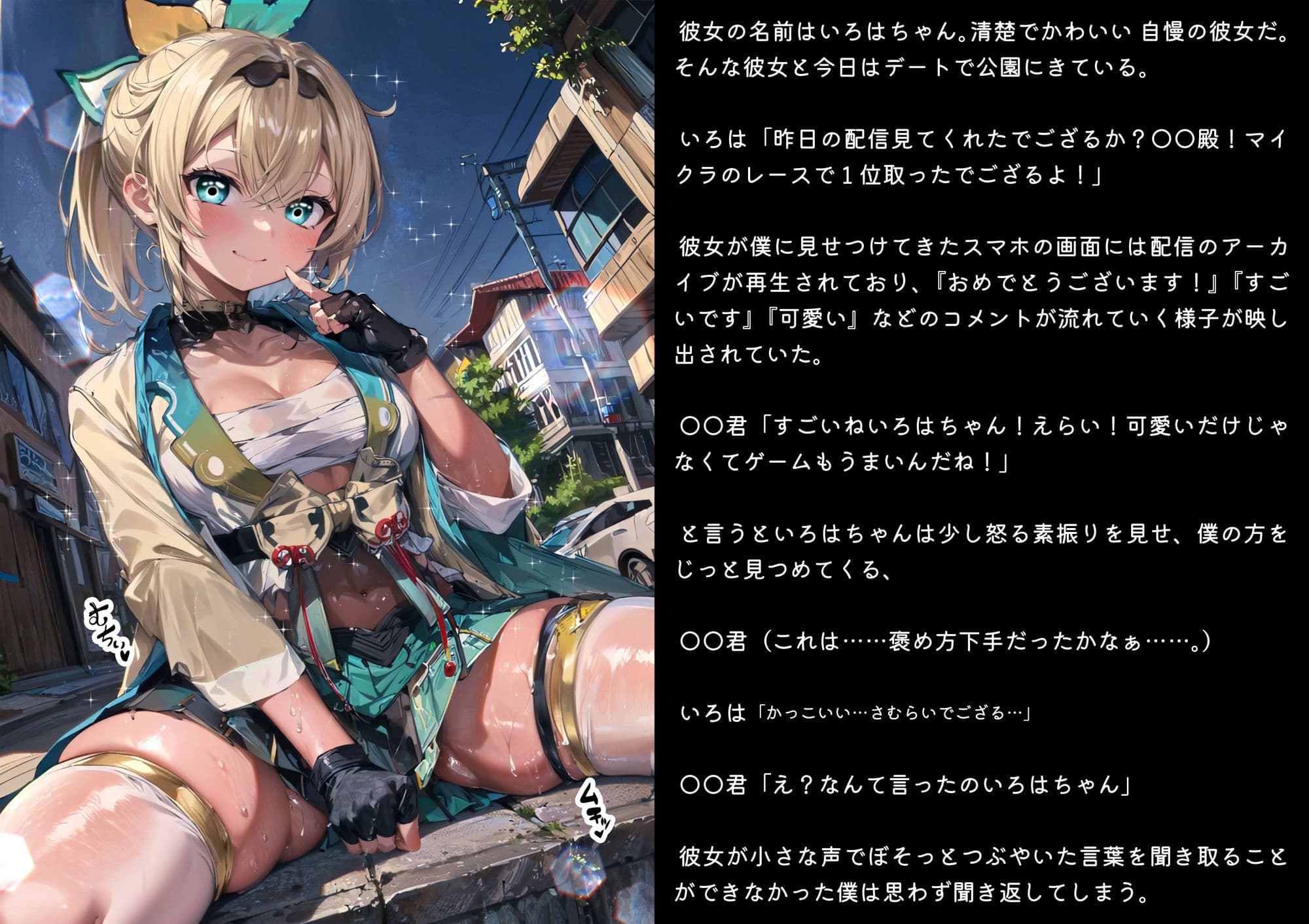 ほろえっちらいぶ 寝取らせ趣味の彼氏くんを交尾動画で負け犬射精させるでござる ノベル版 サンプル 2