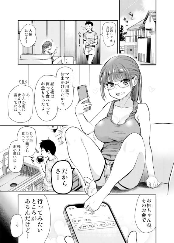 いつもの弟の性欲処理を、今日はラブホでしたい姉。 サンプル 1