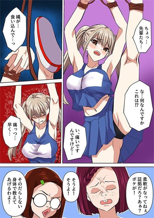 チアリーダーの新入部員が先輩から嫉妬をかい、二度と表舞台にでれないくらいお仕置きされた事件 サンプル 6
