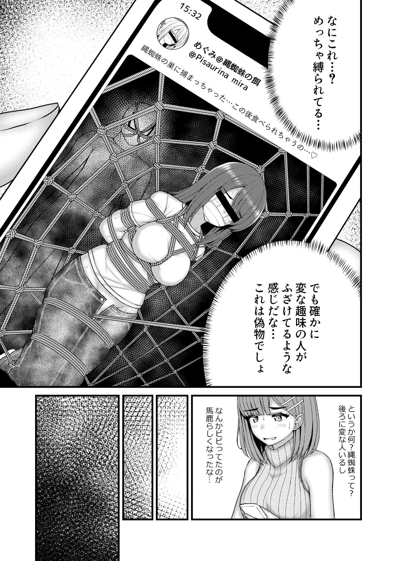 縄蜘蛛の餌 サンプル 3