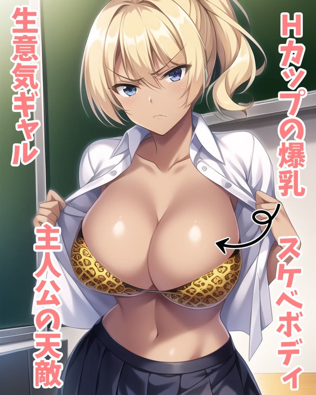 留年撤回を餌にした生意気ギャルへのセクハラ指導 サンプル 1