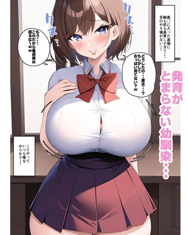 爆乳幼馴染と初H サンプル 1