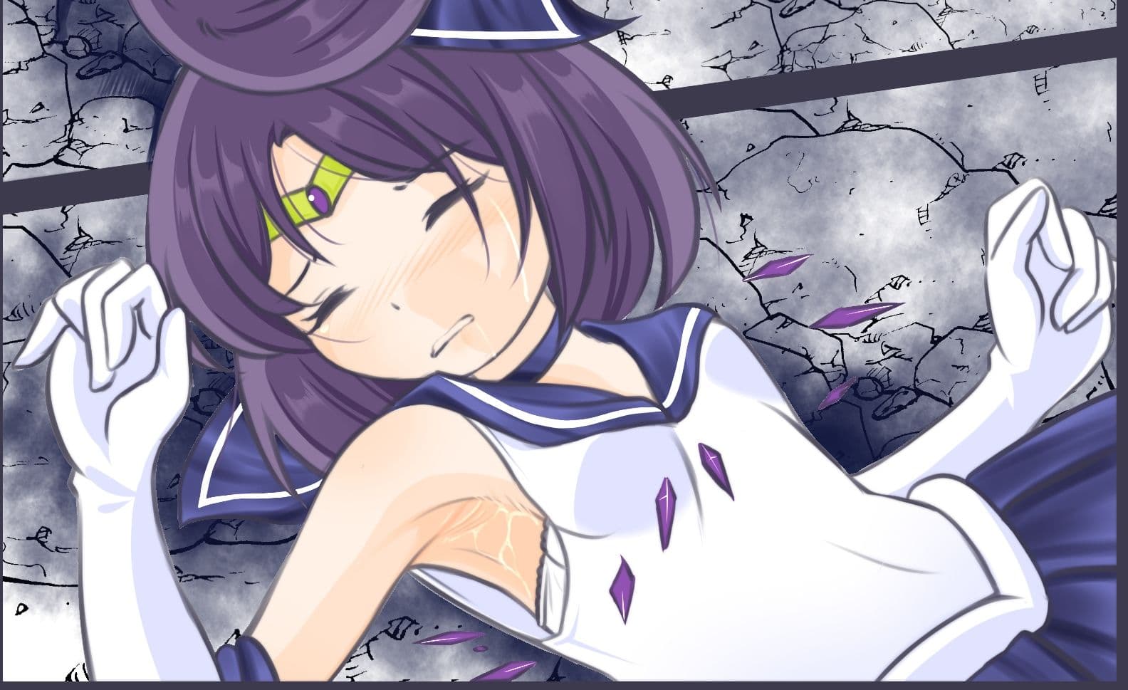 膣からエナジーを吸い取られ丸呑みにされるセーラ〇サターン サンプル 4