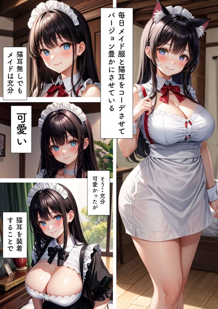 猫耳メイド サンプル 2