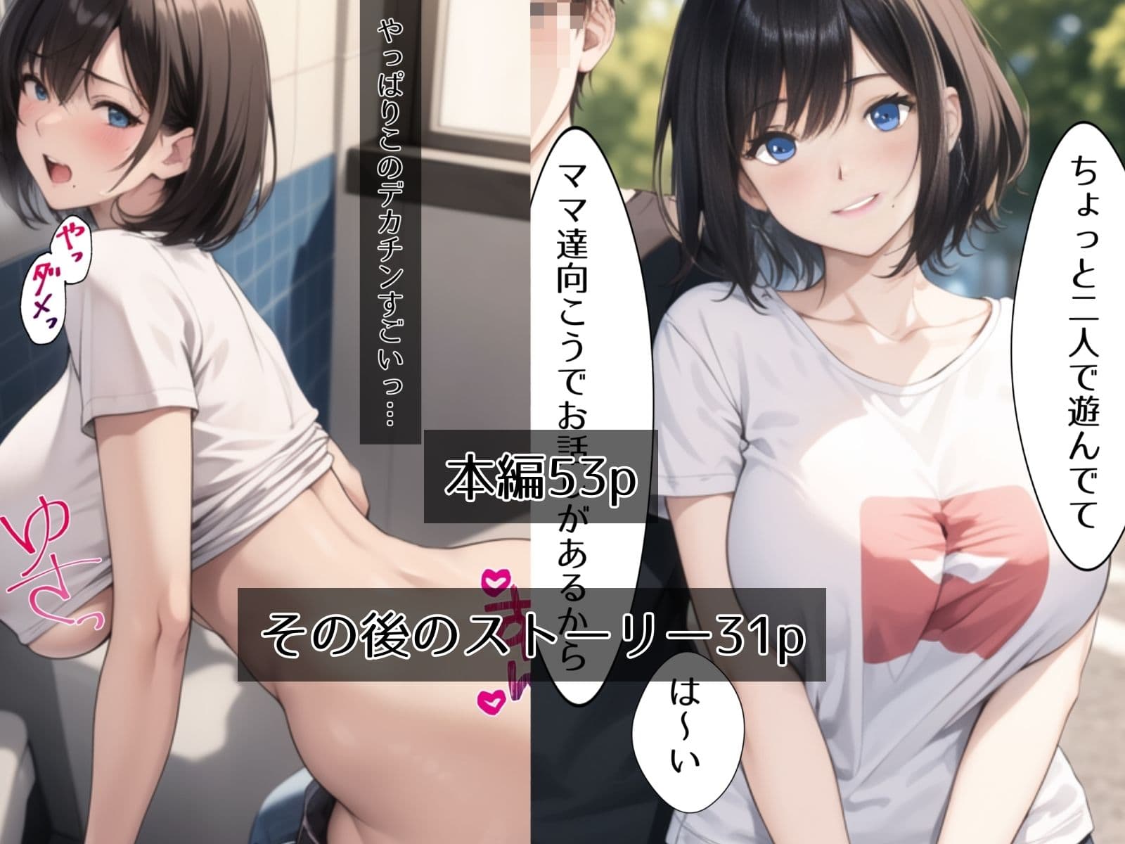 勝気なナンパ人妻童貞デカ○ンに屈しちゃいました サンプル 5