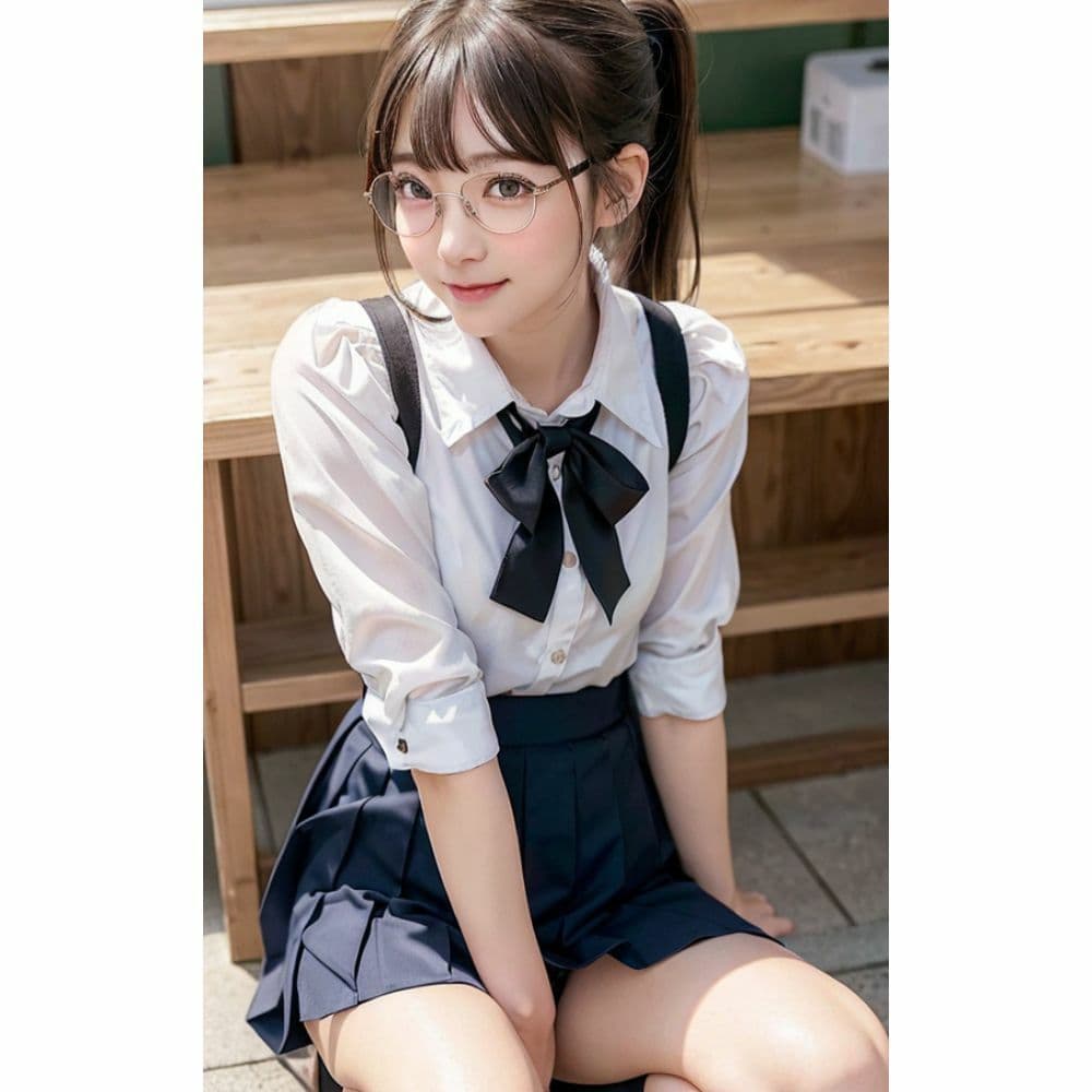 しゃがむJK｜恥ずかしいけど見てほしいの サンプル 1