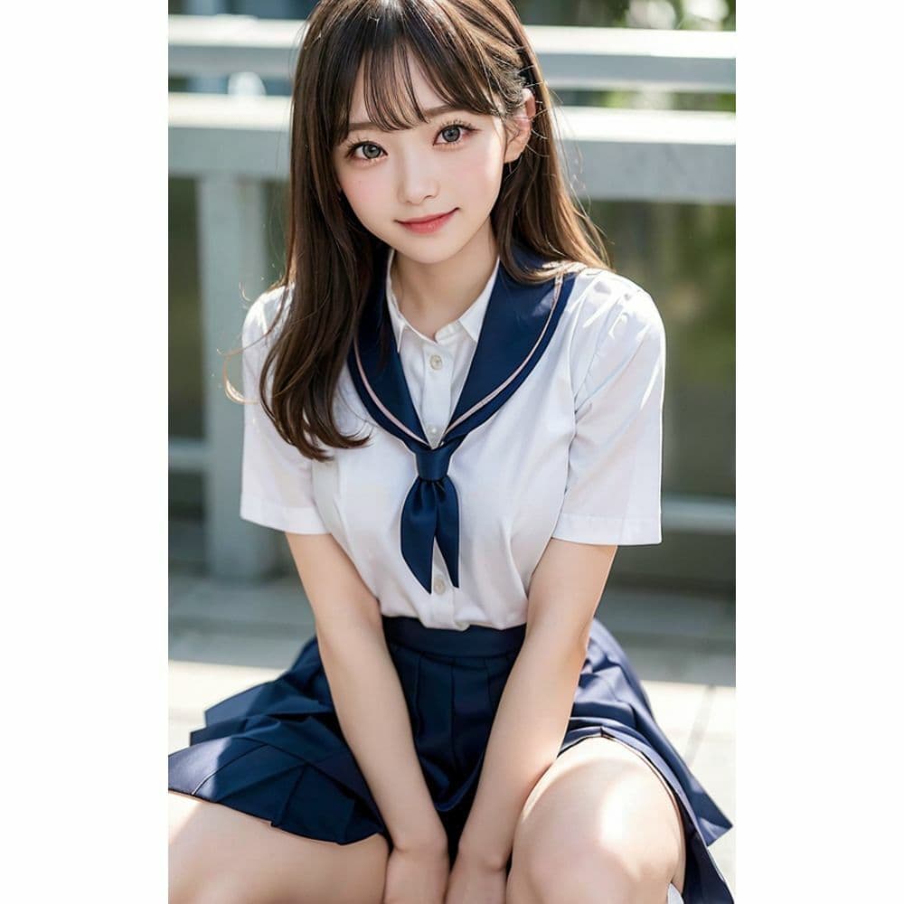 しゃがむJK｜恥ずかしいけど見てほしいの サンプル 2