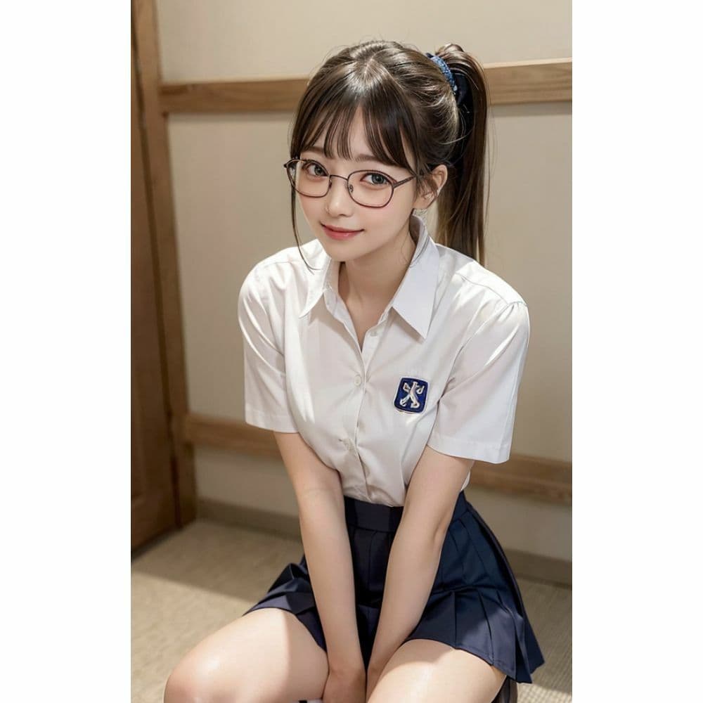 しゃがむJK｜恥ずかしいけど見てほしいの サンプル 4