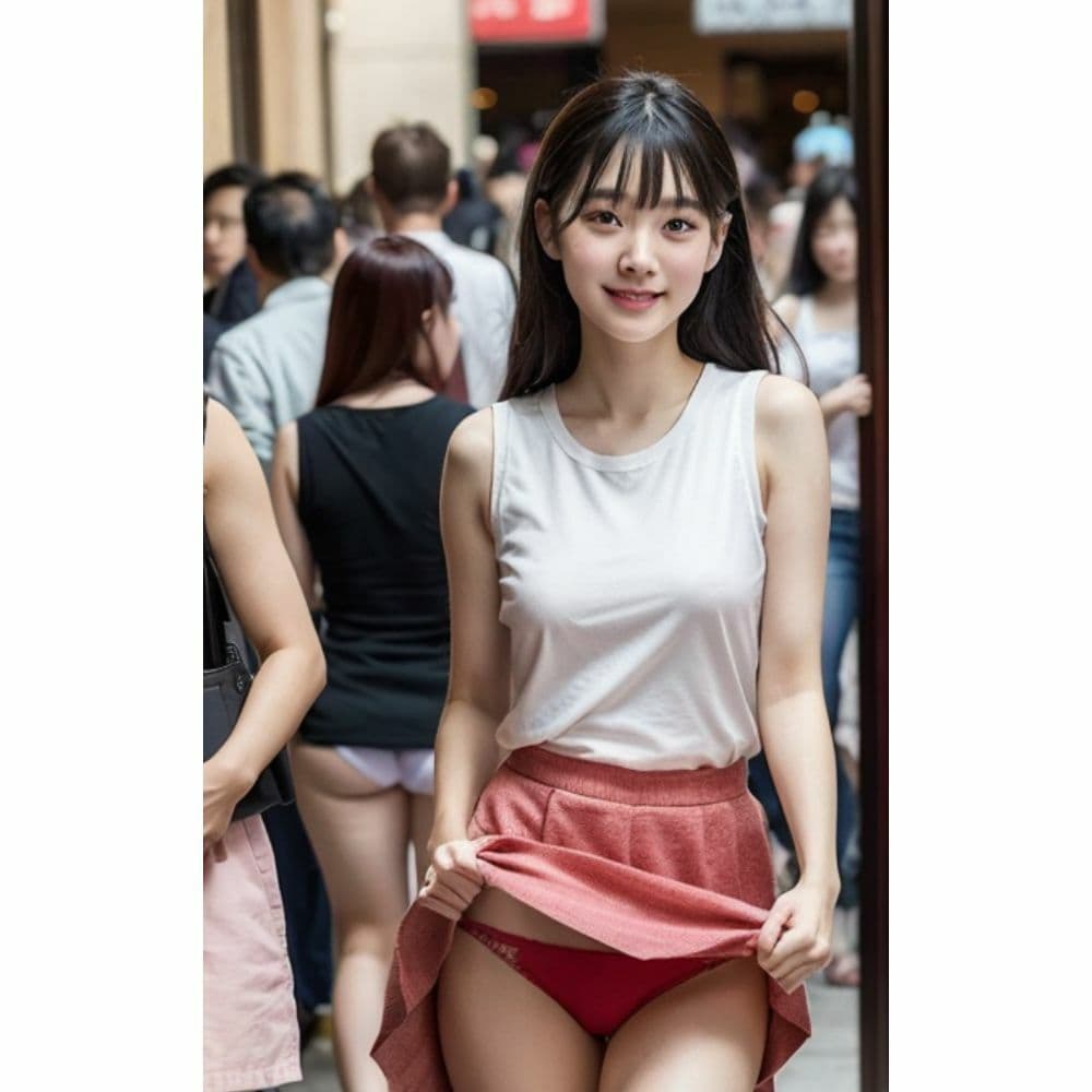 スカートめくり パンティ見せてあげる サンプル 9