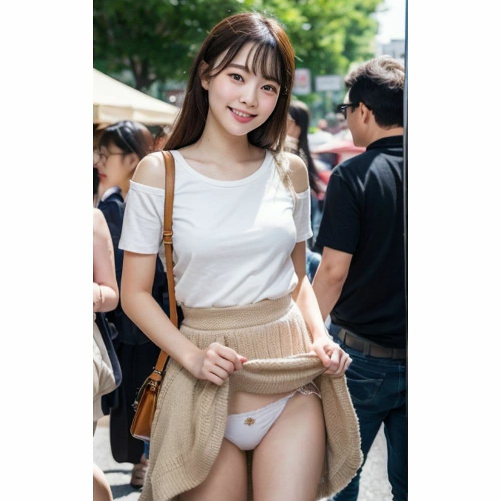 スカートめくり パンティ見せてあげる サンプル 10
