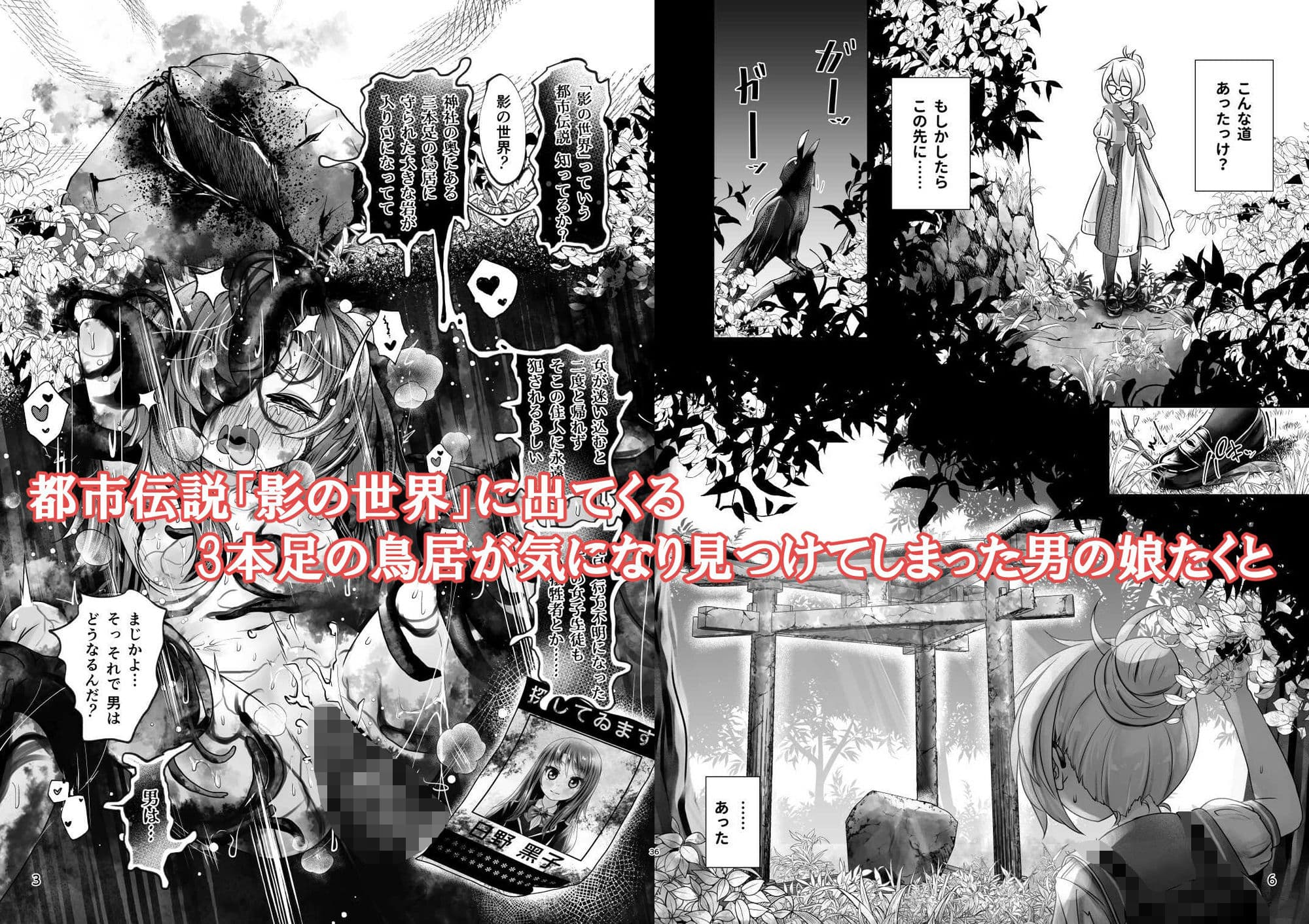 3本足の鳥居行方不明事件 サンプル 1