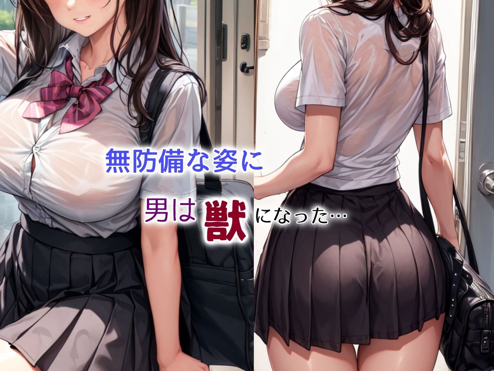 清純彼女濡れ透け雨宿りレ〇プ サンプル 2