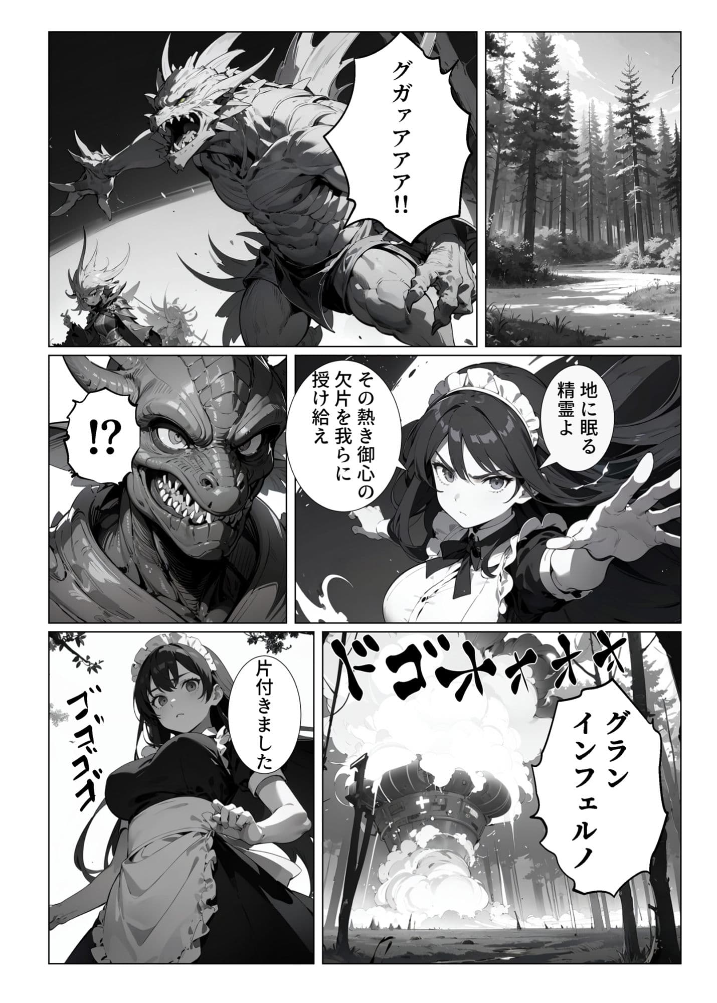 メイドさんとえっちな生活を送る話 「Living with a maid」02 サンプル 2