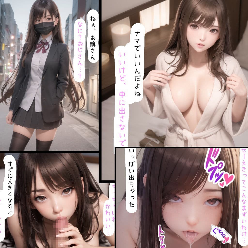 パパ活ナマイキJKをホテルで凌● サンプル 1