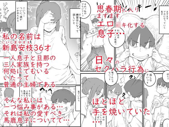 はじめては、母さんで… 母と息子の真夏の秘め事 サンプル 1