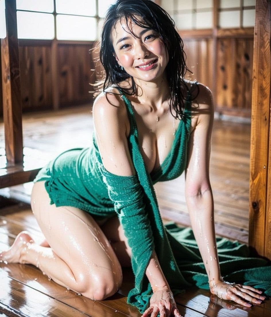 びちゃびちゃ熟女の秘部〜私のアワビが疼くの湯けむり熟女温泉 サンプル 7