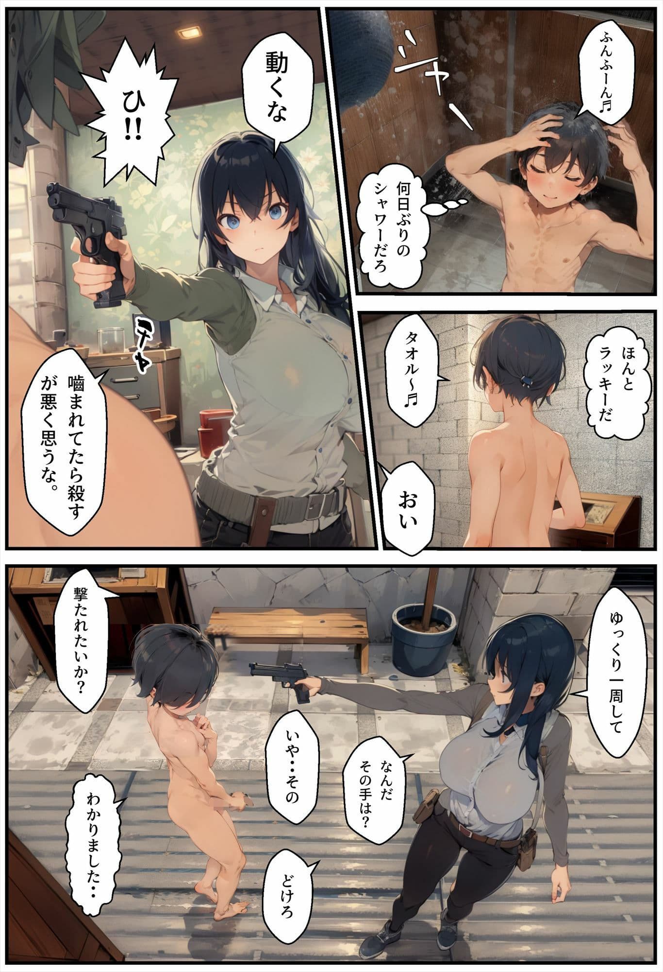 終末世界で性欲処理係に任命された話 サンプル 3
