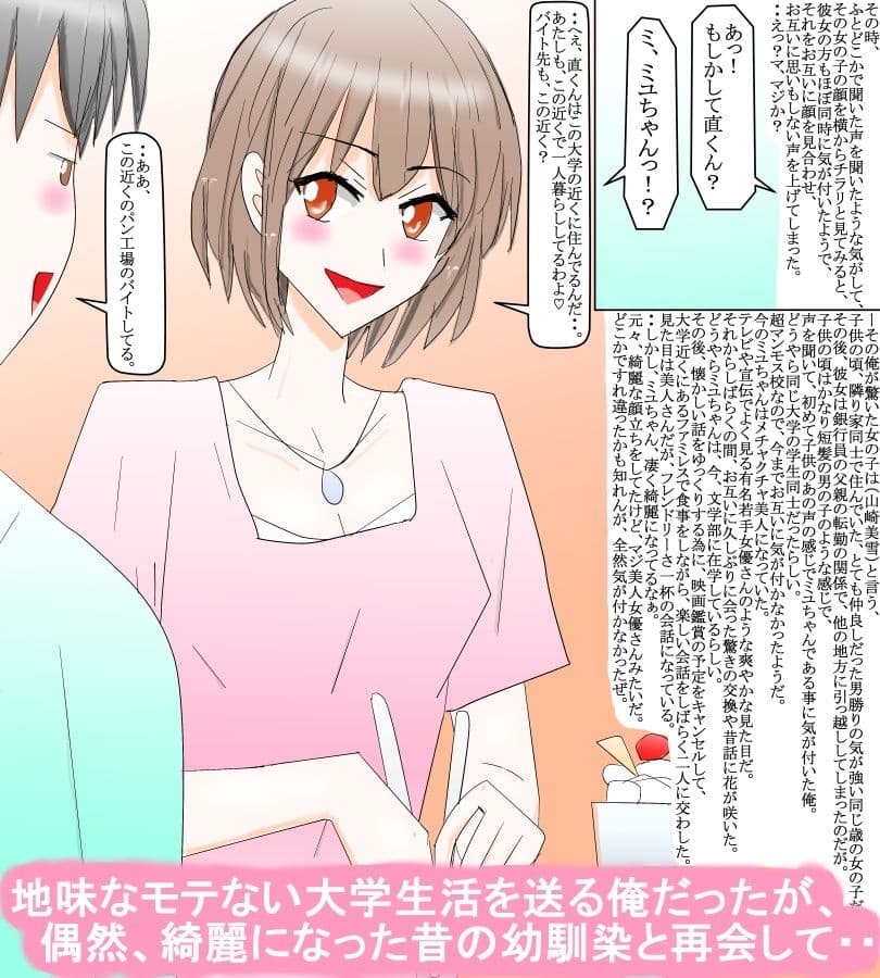 地味な大学生の俺が、偶然、幼馴染と再会して・・ サンプル 1