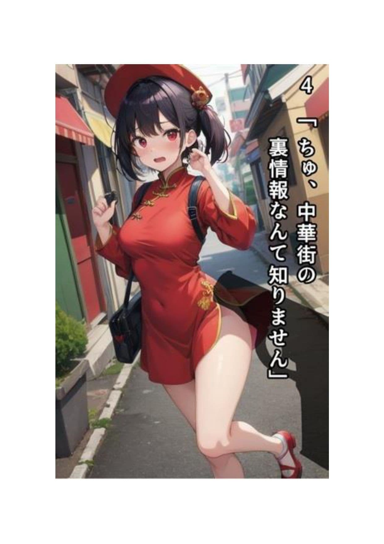 イラスト＋ショートストーリーの世界 その2 「チャイナ服を着たばっかりに……」 サンプル 7