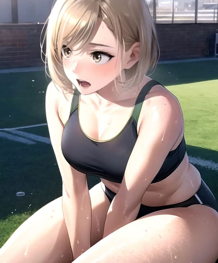 陸上少女 弓達遥花 〜三人目の女神〜 サンプル 1