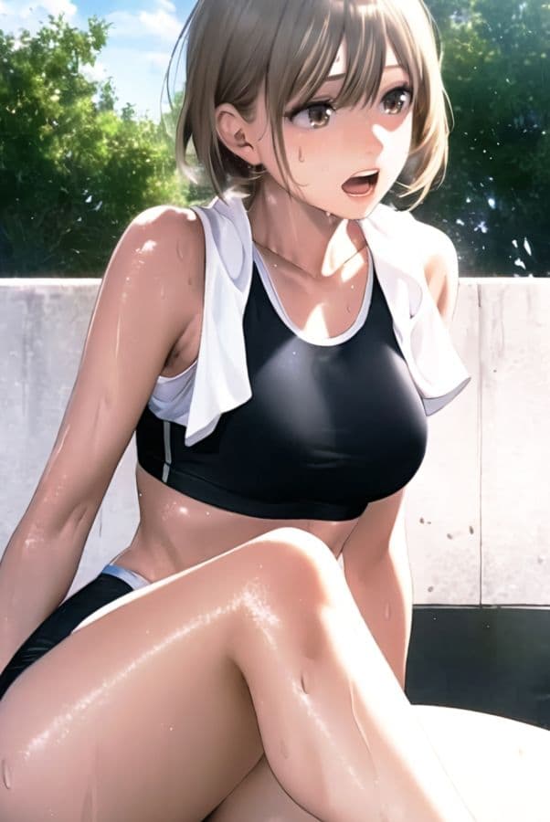 陸上少女 弓達遥花 〜三人目の女神〜 サンプル 2