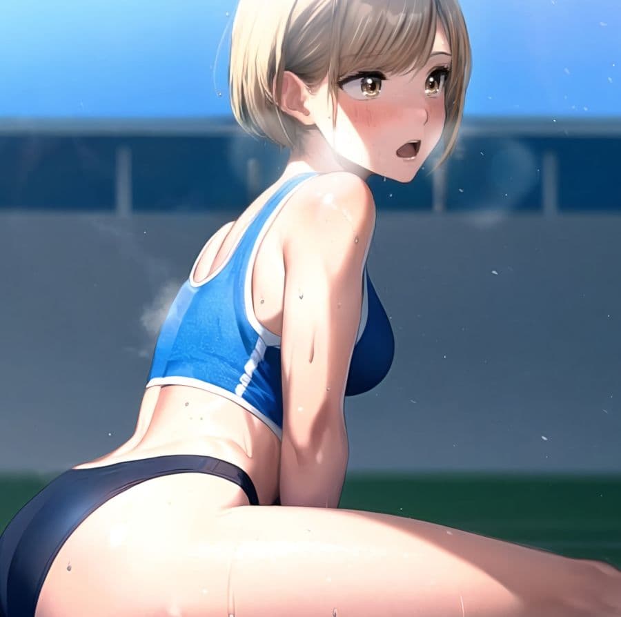 陸上少女 弓達遥花 〜三人目の女神〜 サンプル 5