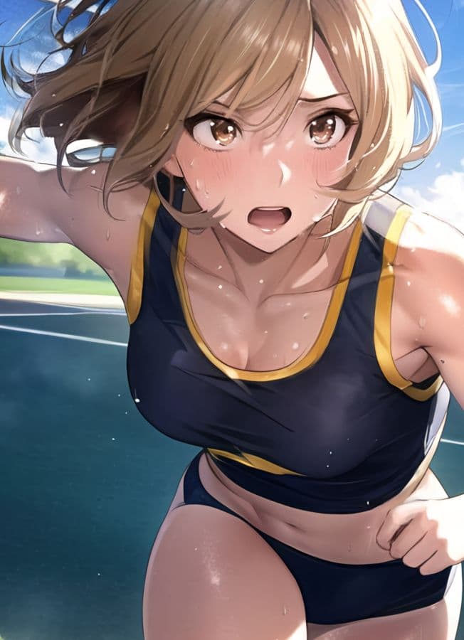 陸上少女 弓達遥花 〜三人目の女神〜 サンプル 7