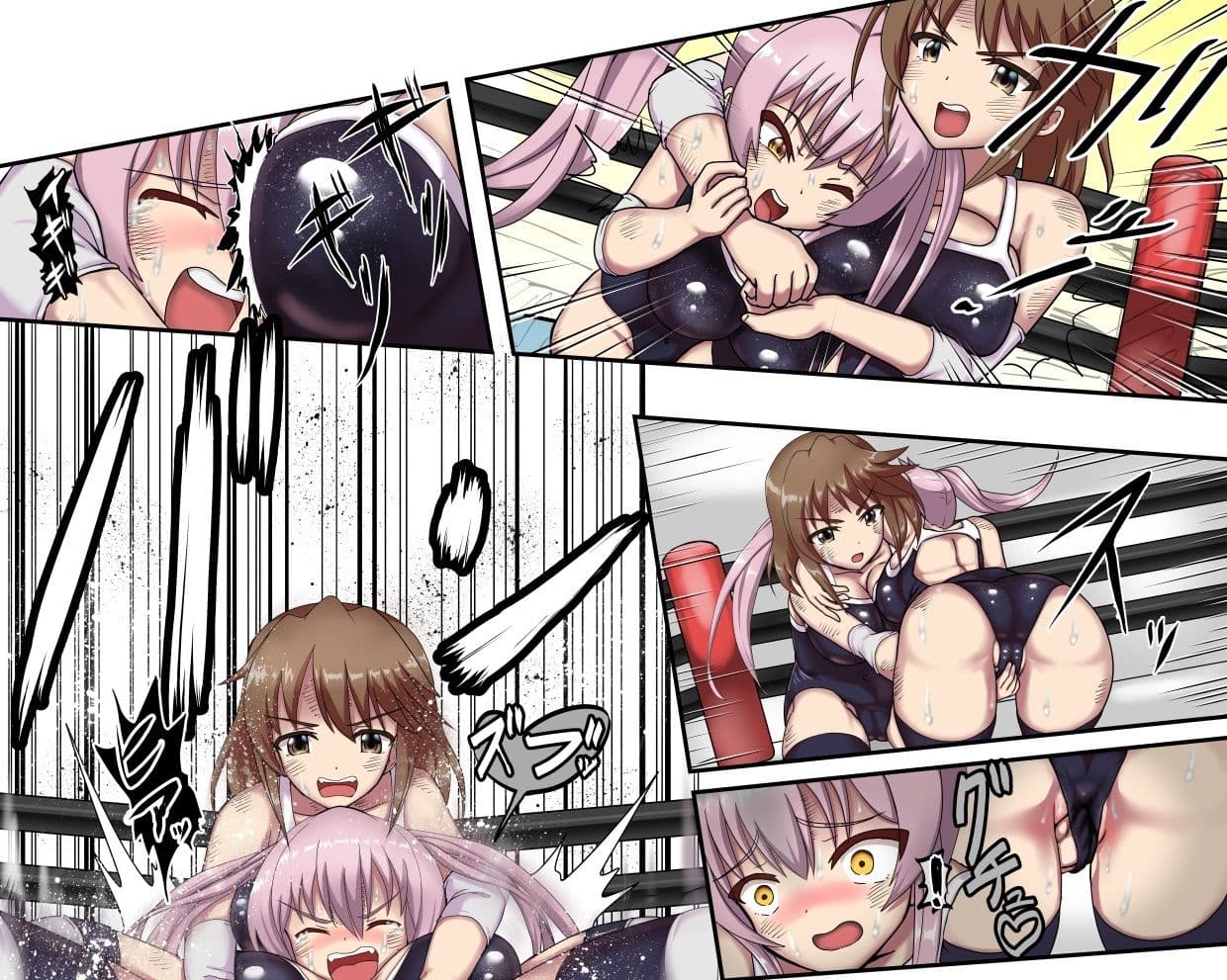 学校で女子プロレス！ 全員失神失禁 百合のある試合編 サンプル 6