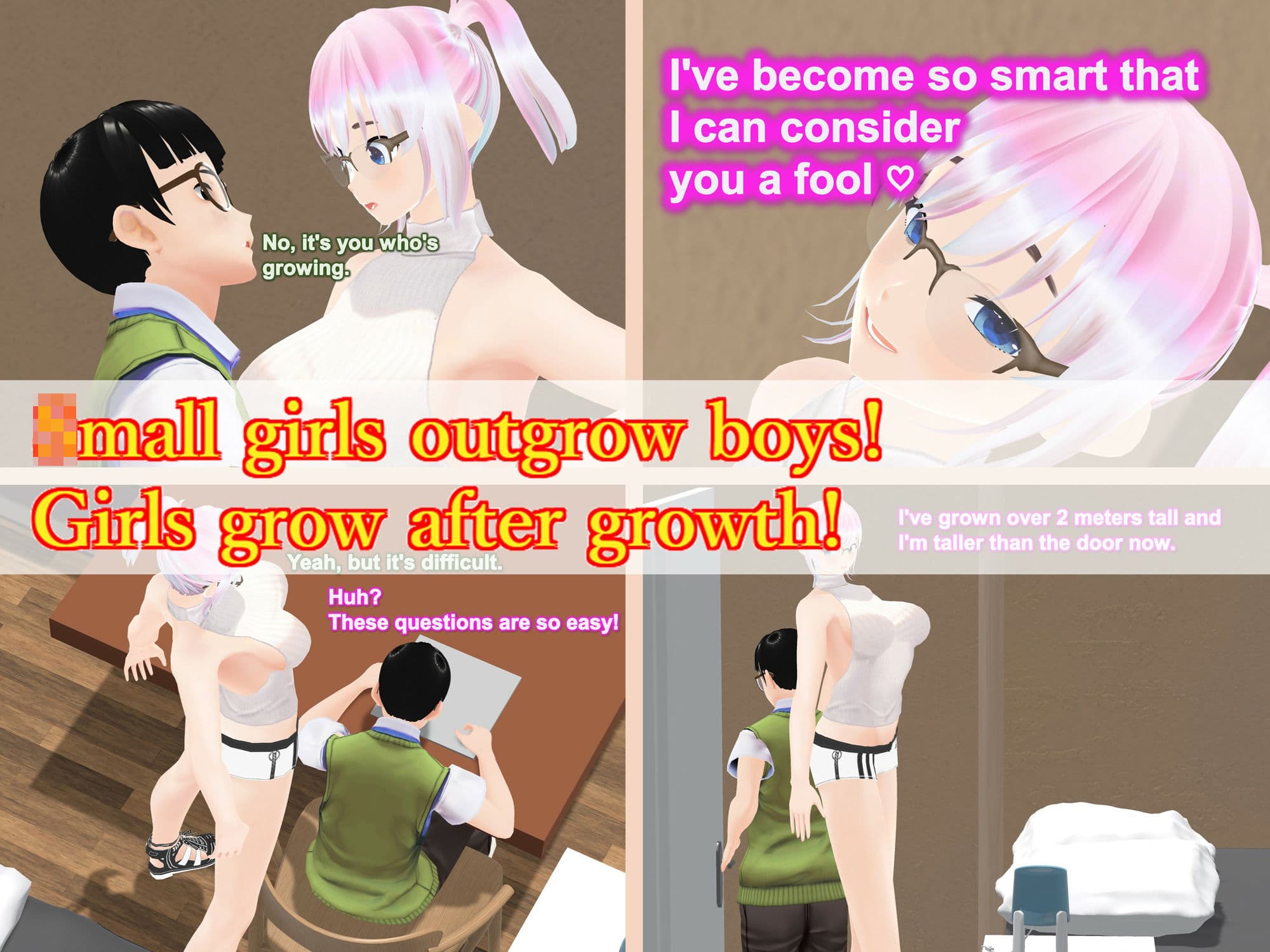 Outgrowing only girls, Overtake boys, Growth sound. Home tutor Arc サンプル 2