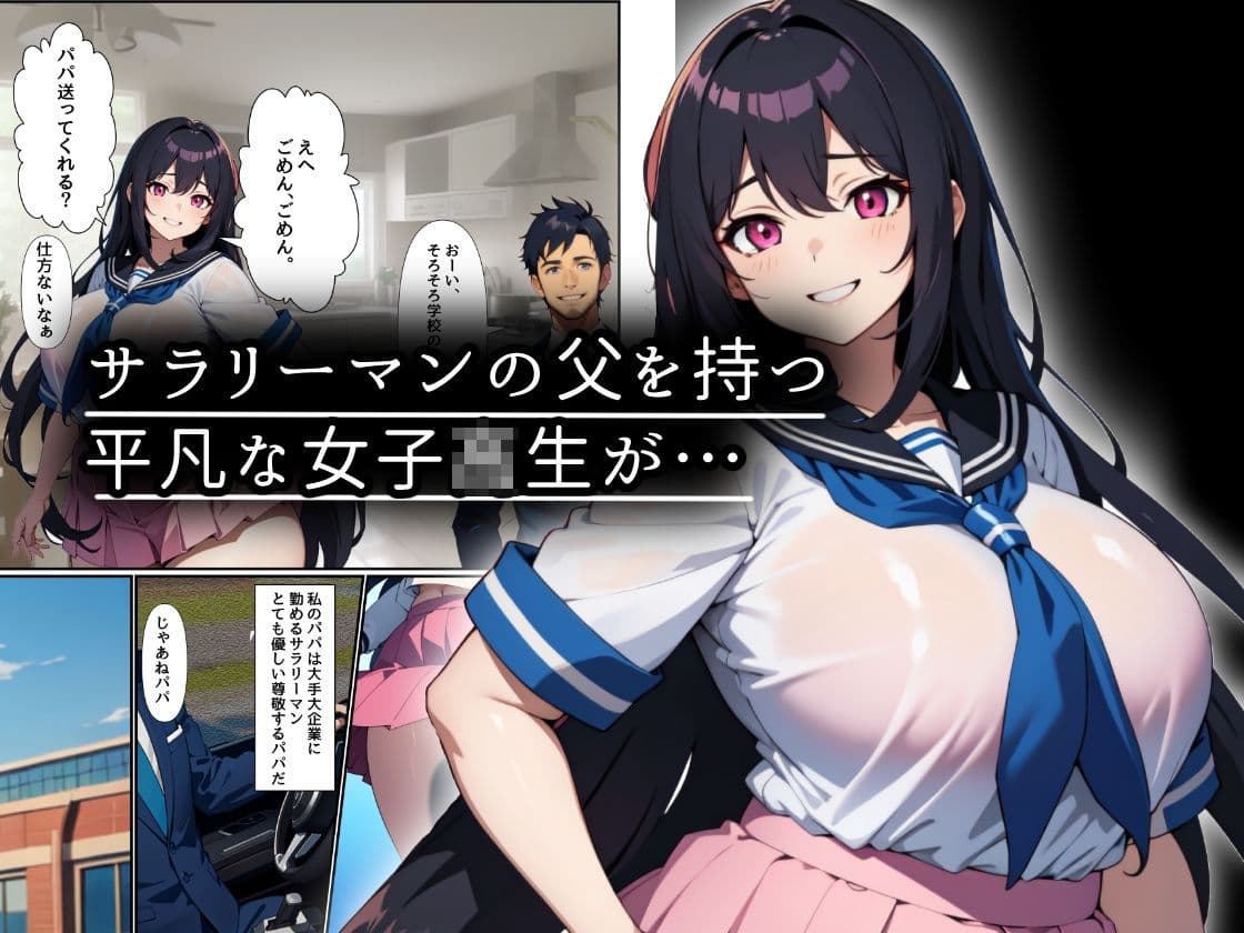 巨乳JKの奴●契約 サンプル 1