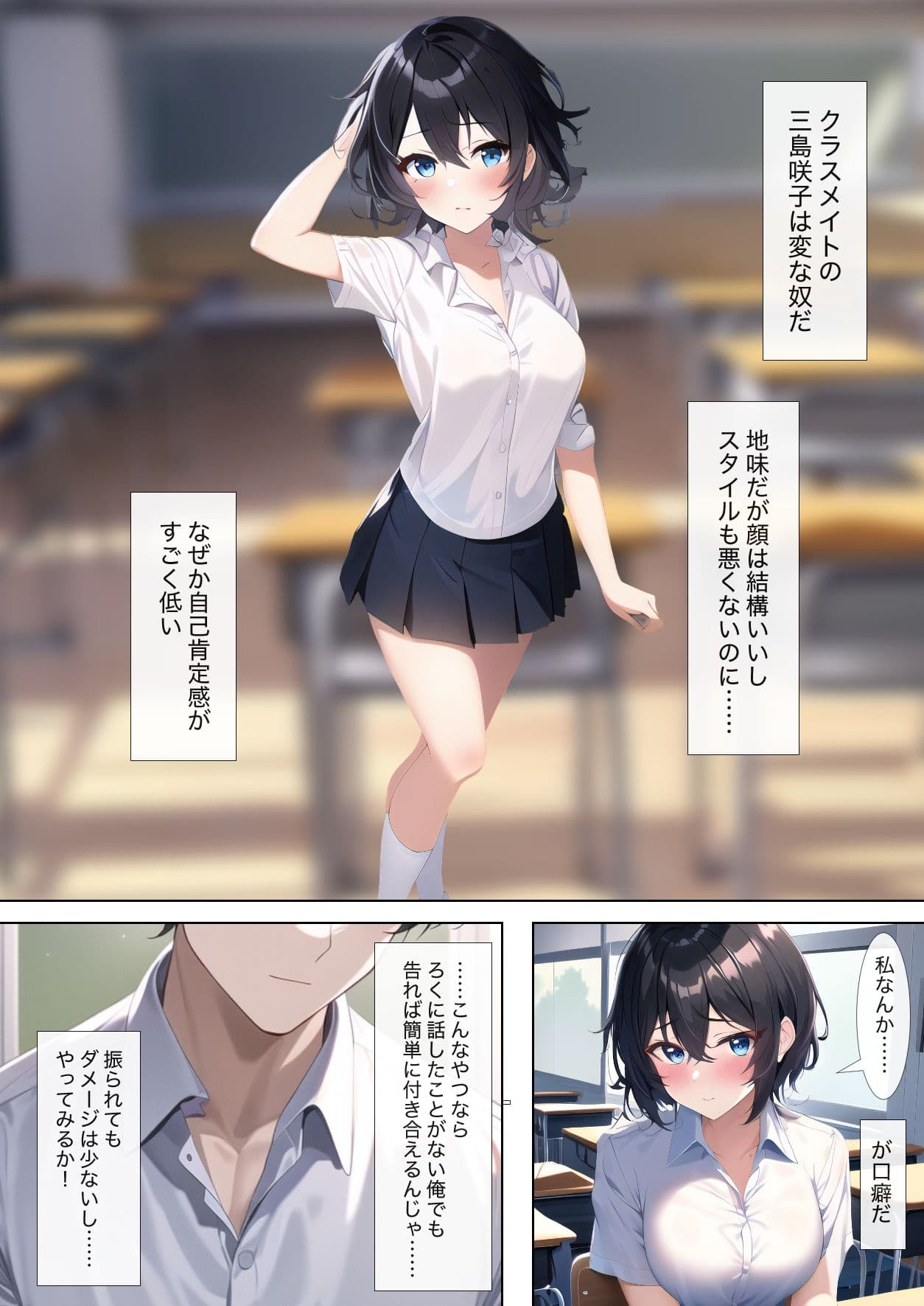 あの娘はヤレる娘？ 自己肯定感が低い女子は簡単にヤレるって本当ですか？ サンプル 4