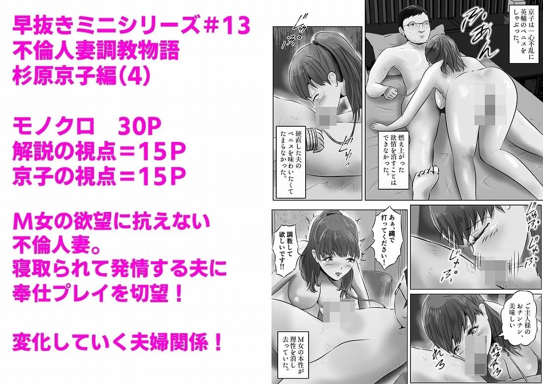 不倫人妻調教物語 杉原京子編（4） サンプル 1