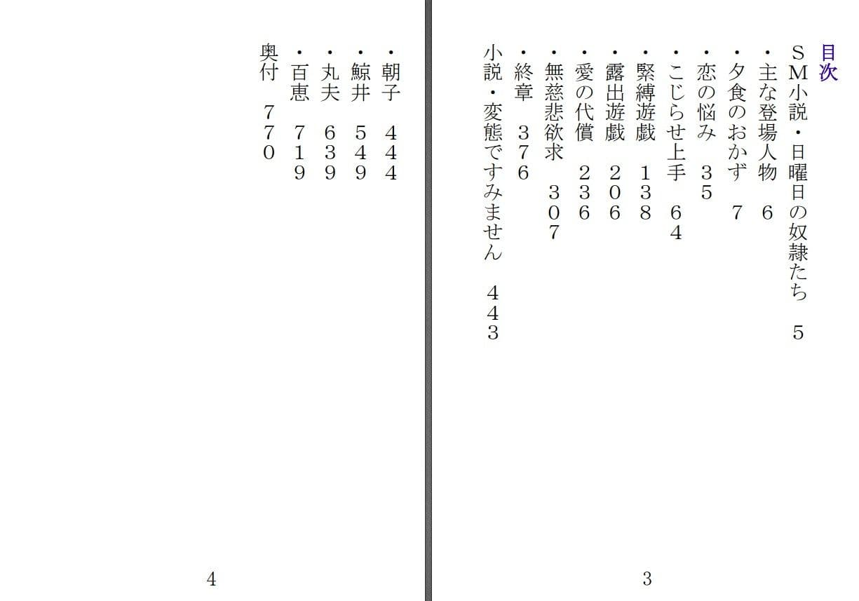 日曜日の奴●たち/変態ですみません サンプル 4