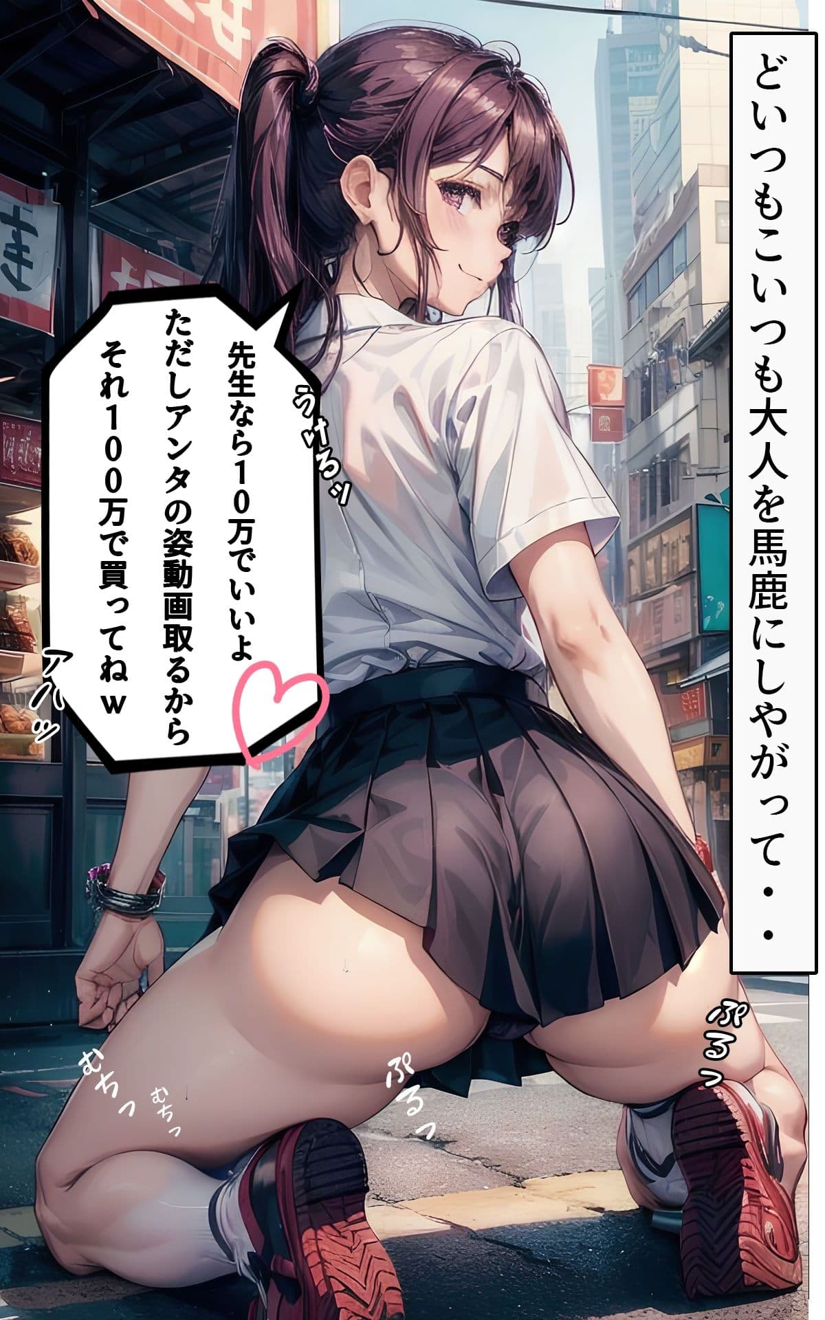 【大容量】キモ教師が催●アプリで教え子のJKを全員●す サンプル 7