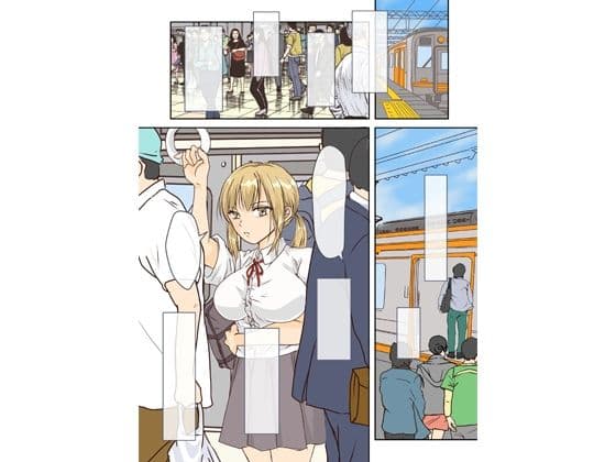 クールな美人同級生と電車痴●からの生エッチ サンプル 1