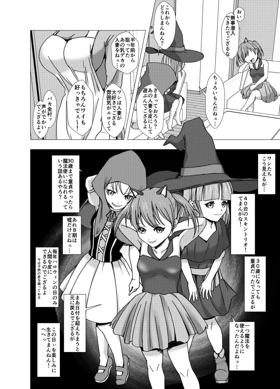 スキン・アンド・トリート〜お菓子をくれても皮化させるぞ〜 サンプル 2