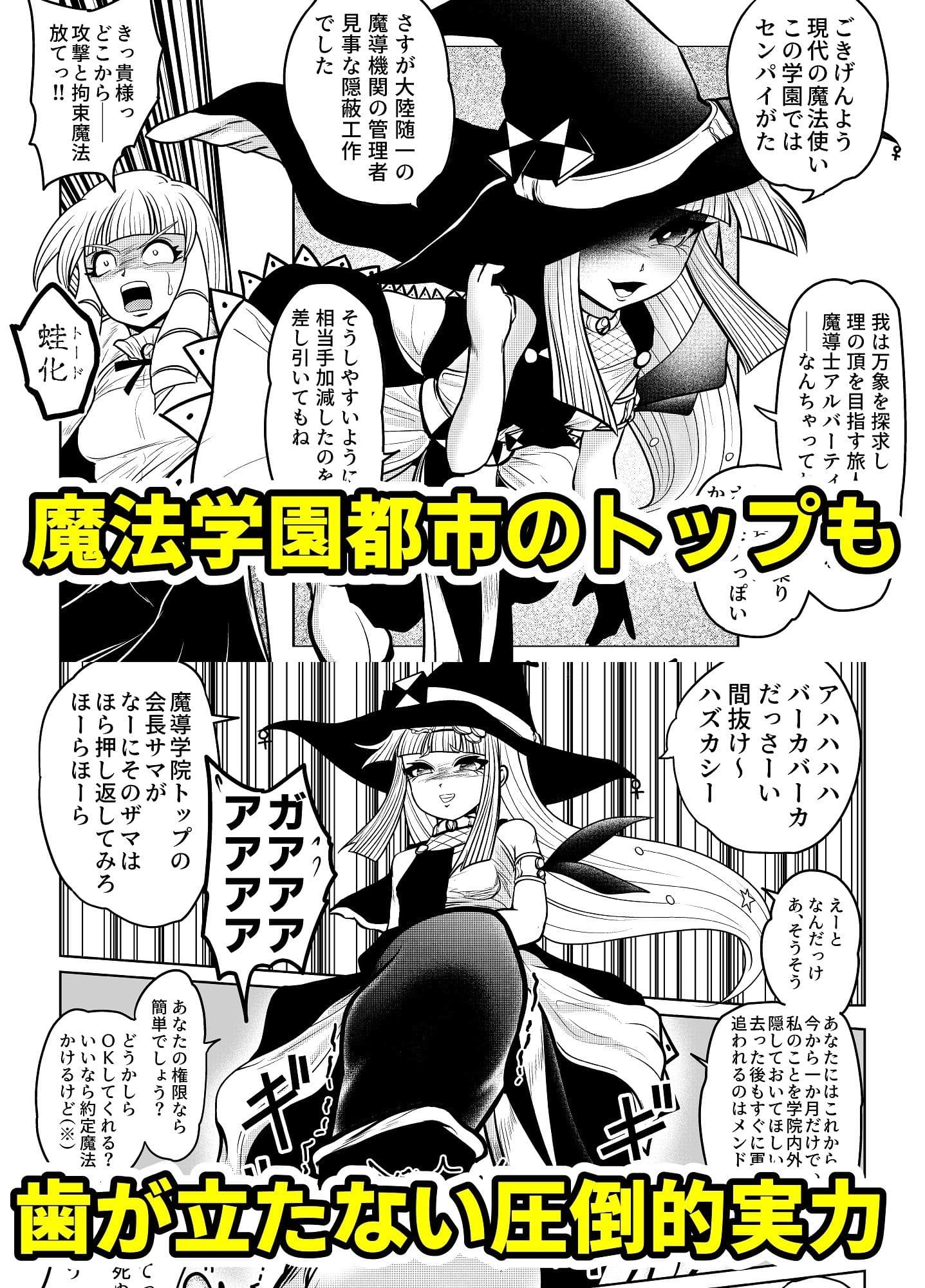 最強魔導士の私が粗ちん生やされて無様敗北 サンプル 2