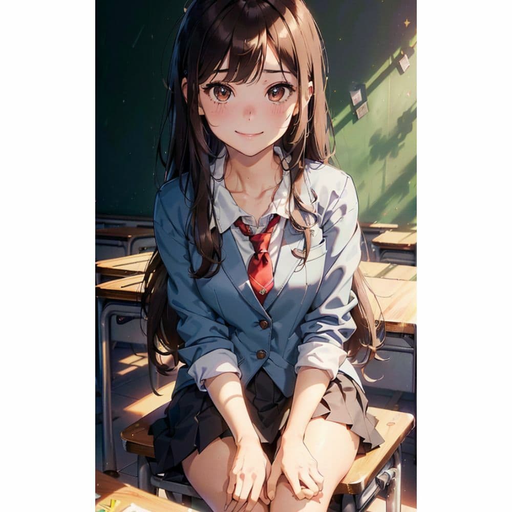 放課後の教室で美女と二人きり サンプル 4