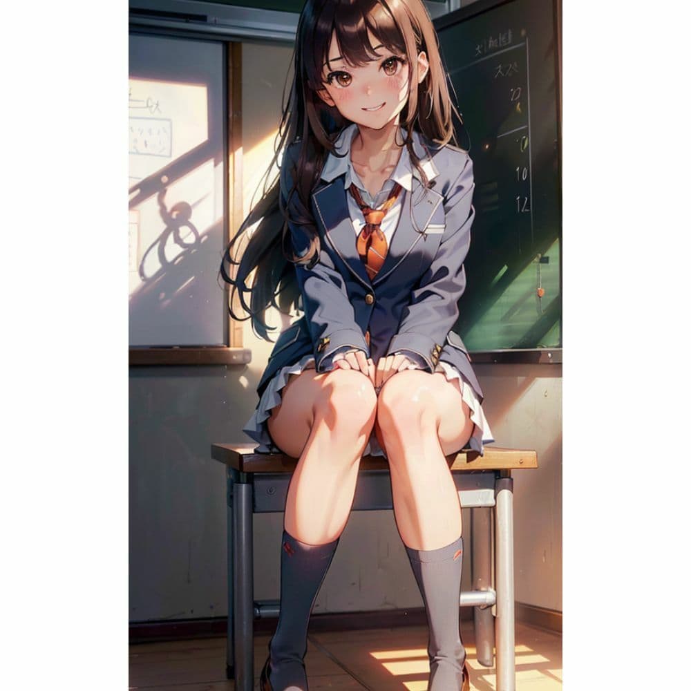 放課後の教室で美女と二人きり サンプル 6