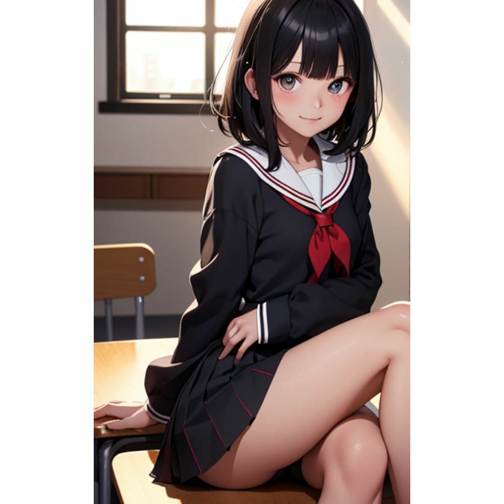 かわいい女の子がミニスカでパンチラしている サンプル 5