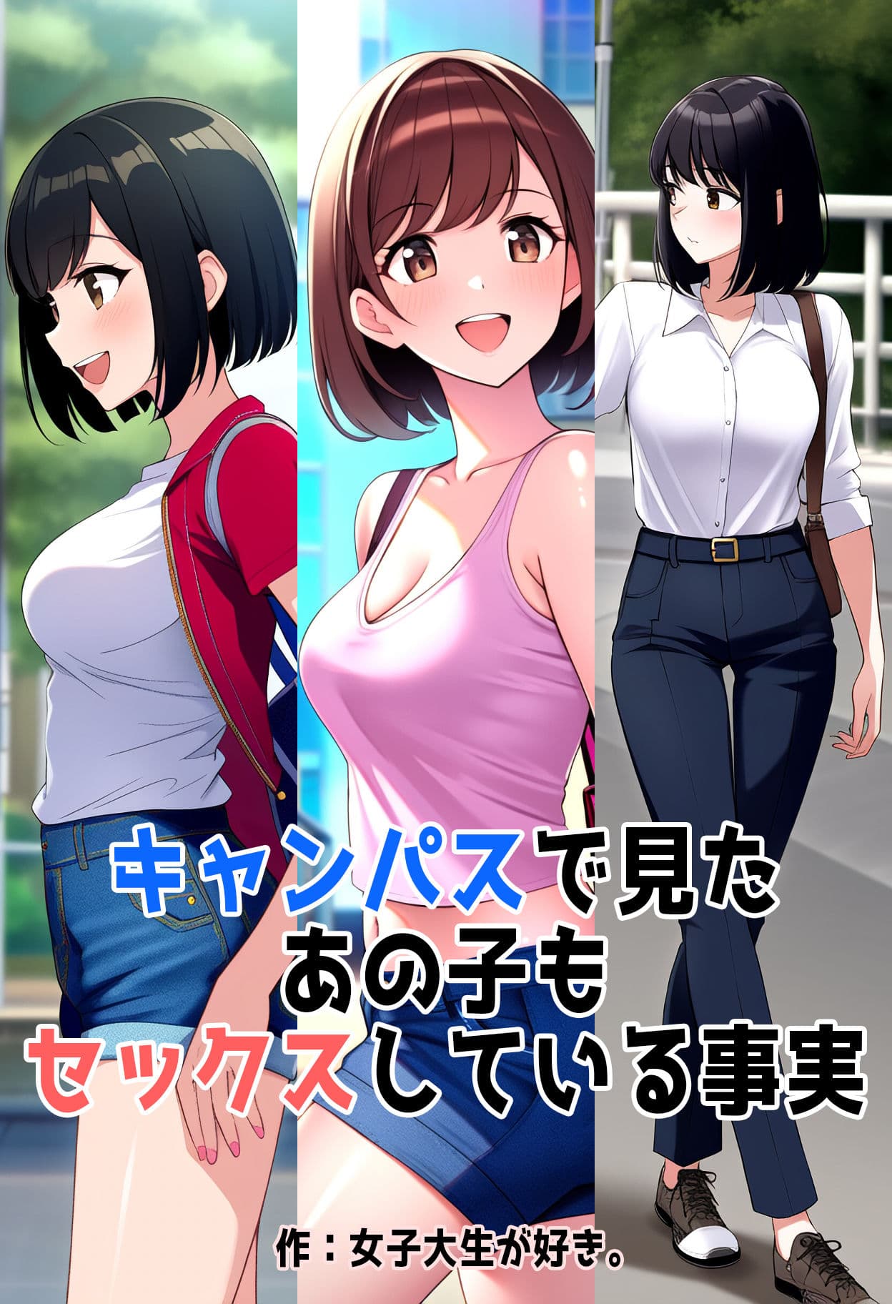 キャンパスで見たあの子もセックスしている事実 サンプル 1