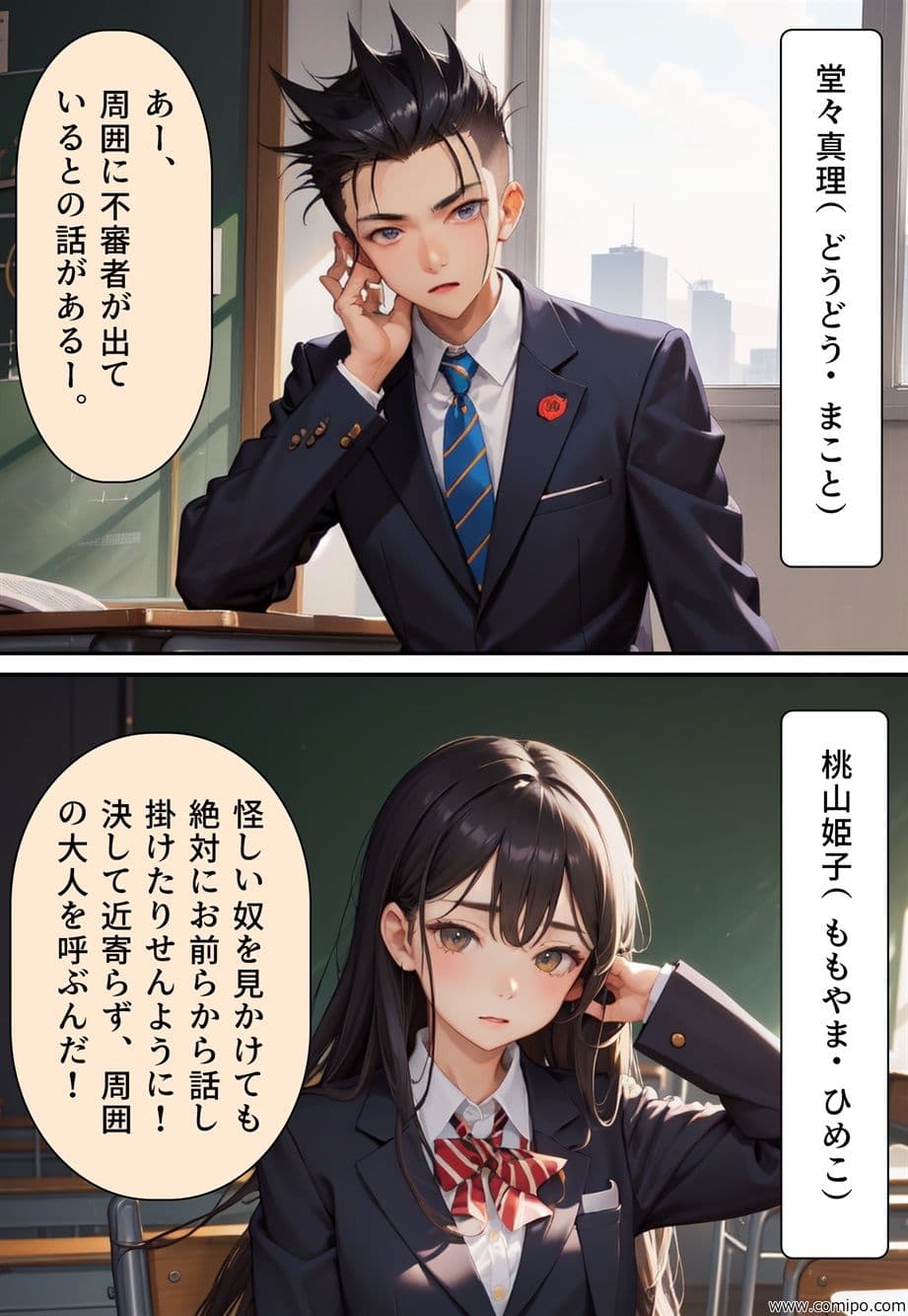 真・正義戦士ジャスティス・ボーイ 完全版 第1話「怪人・かもめ男とセーラー服」 サンプル 1