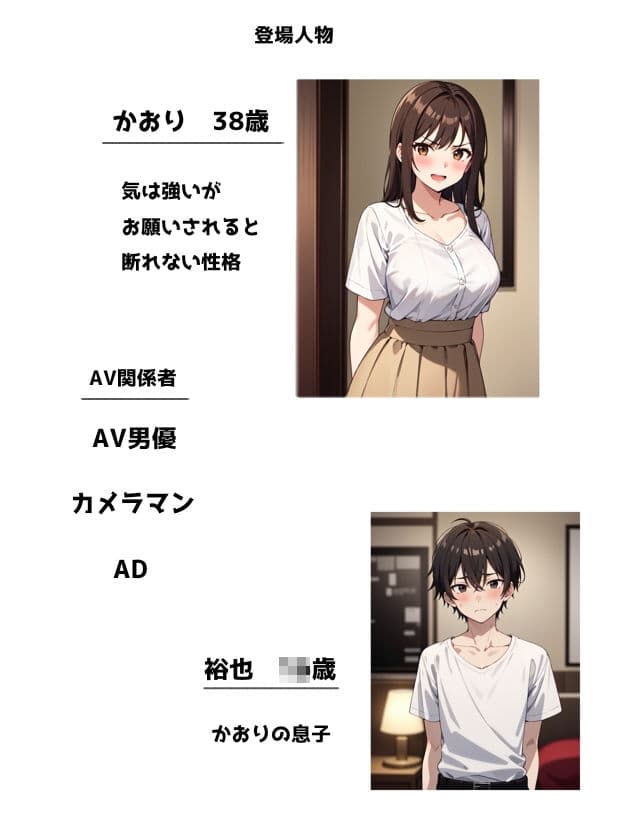 初撮りお母さん AV出演したお母さんの卑猥なマンコに生中出し サンプル 1