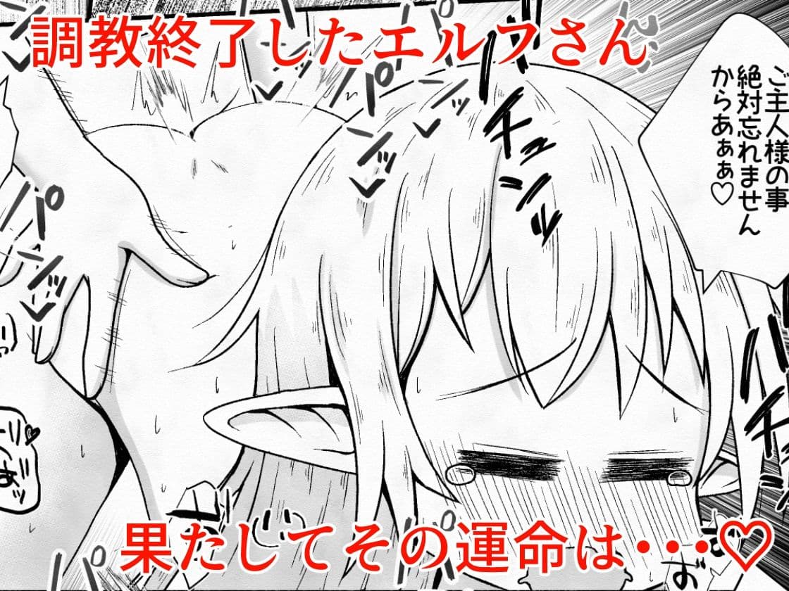 エルフの女の子を騙して誘拐し性奴●に調教するお話 サンプル 10